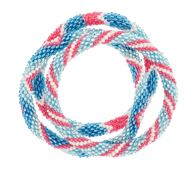 Women's bracelets playful-edge-8 inch Roll-On® Bracelets <br> Firecracker