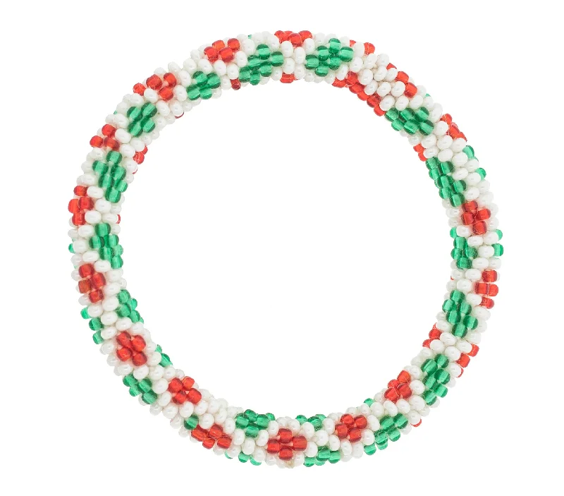 Women's bracelets crafted-link-8 inch Roll-On® Bracelet <br> Mistletoe