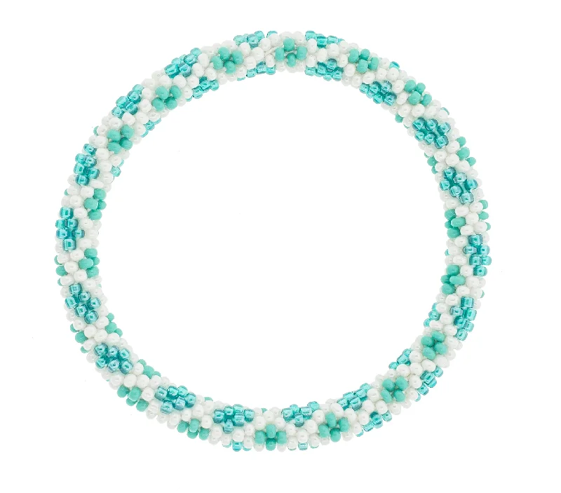 Women's bracelets night-spark-8 inch Roll-On® Bracelet <br> Aquamarine