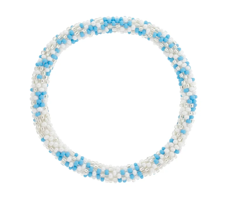 Women's bracelets eternal-luxe-Game Day Roll-On® Bracelet <br> Carolina Blue Speckled