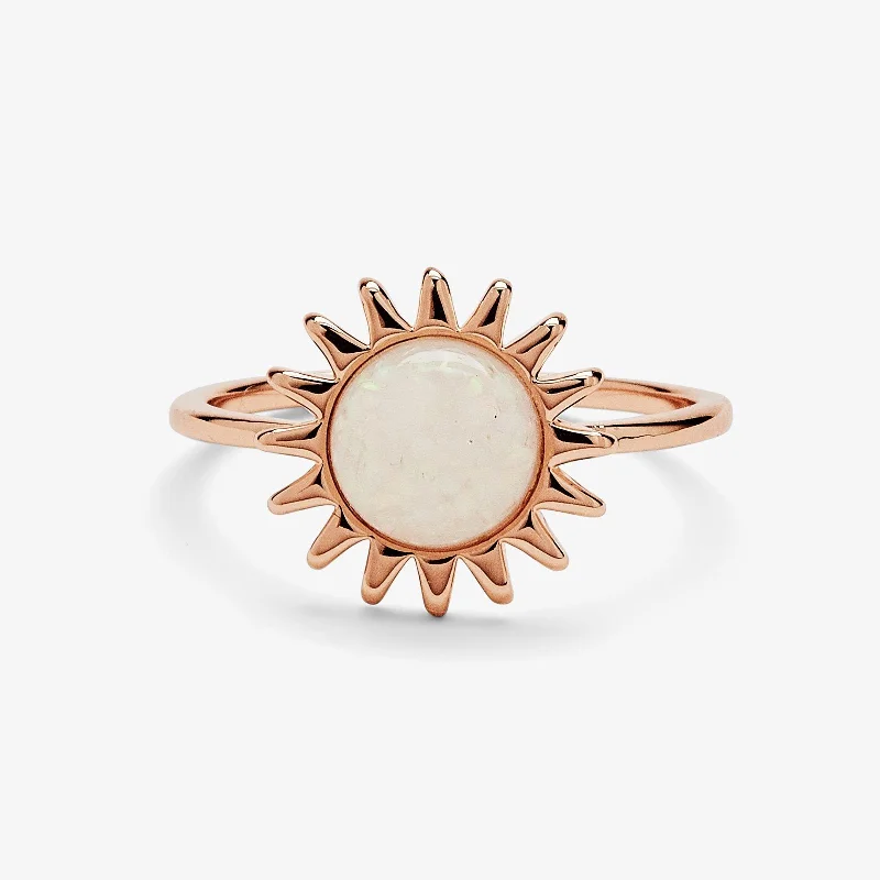 Women's rings glossy-edge-Sunshine Ring