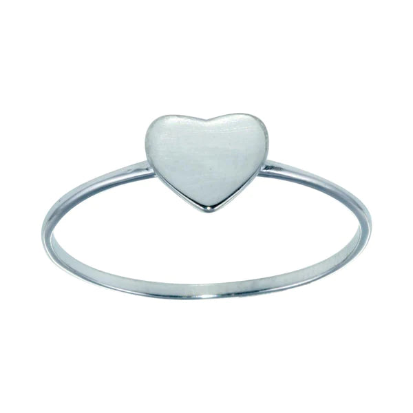 Women's rings luxe-crystal-Sterling Silver 925 Heart Silver Ring