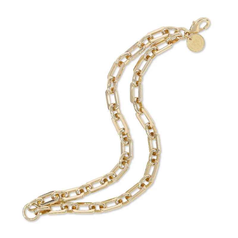 Women's bracelets crafted-link-Liv Double Chain Bracelet