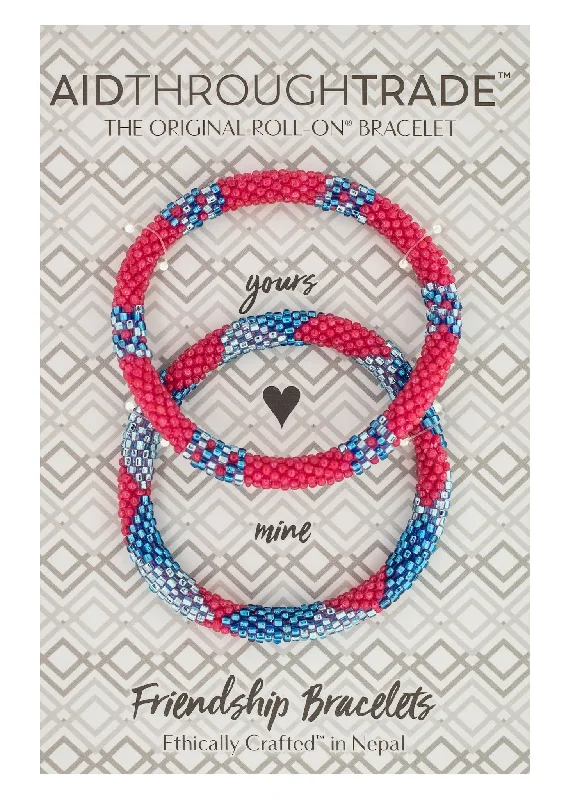 Women's bracelets fine-gleam-Roll-On® Friendship Bracelets <br> Firecracker